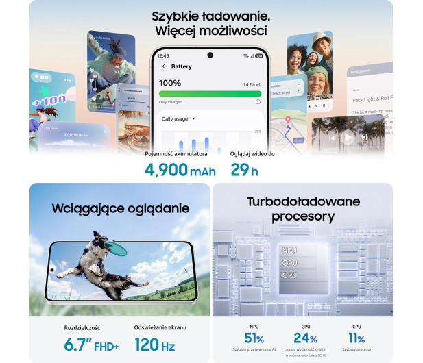 Samsung Galaxy S26 FE 5G 8/256GB Jasnozielony - 1576485 - zdjęcie 8